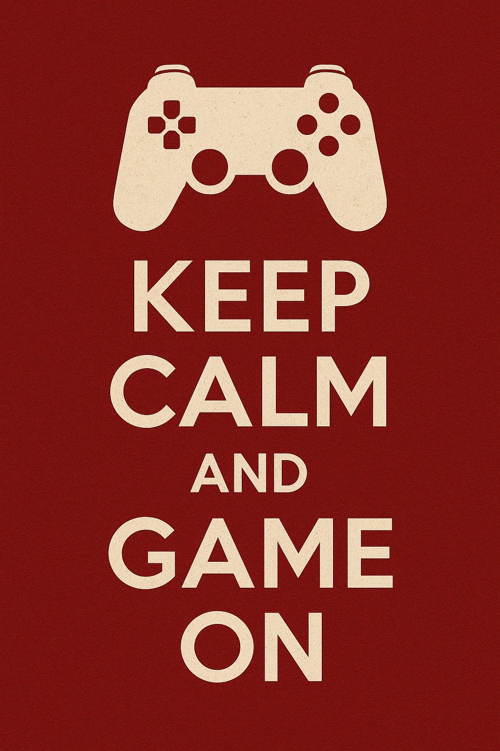 keep calm&game on